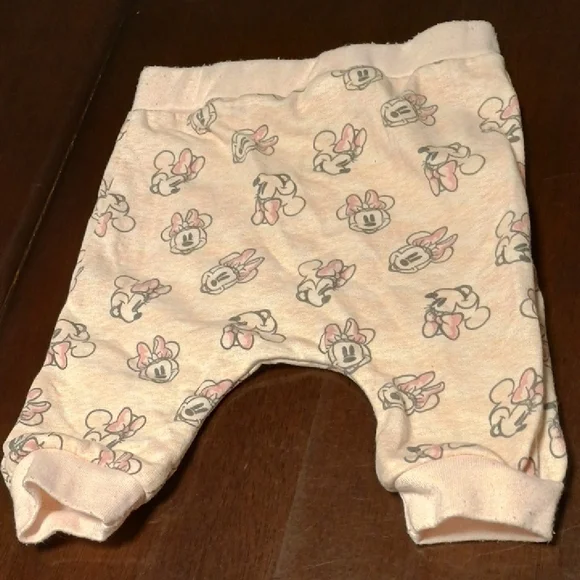 Disney Pink and Gray Minnie Mouse Baby Outfit Set - Picture 12 of 15